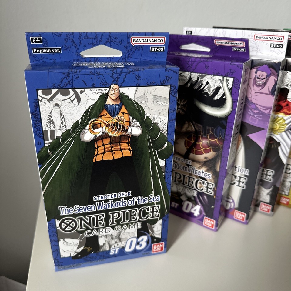 One Piece Card Game English Starter Decks ST01-ST06 & ST13 | Brand New & Sealed