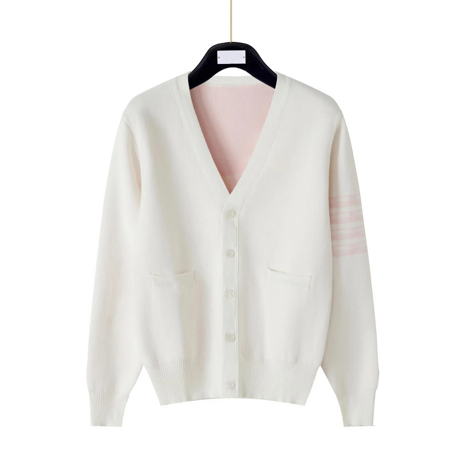 Thom Browne Cappotto Cardigan Donna Maglia Scollo a V