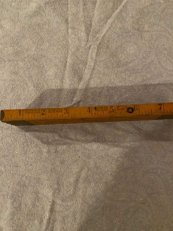 "Interlox" Master telescope Rule - vintage wood - early 1900 #104  48”