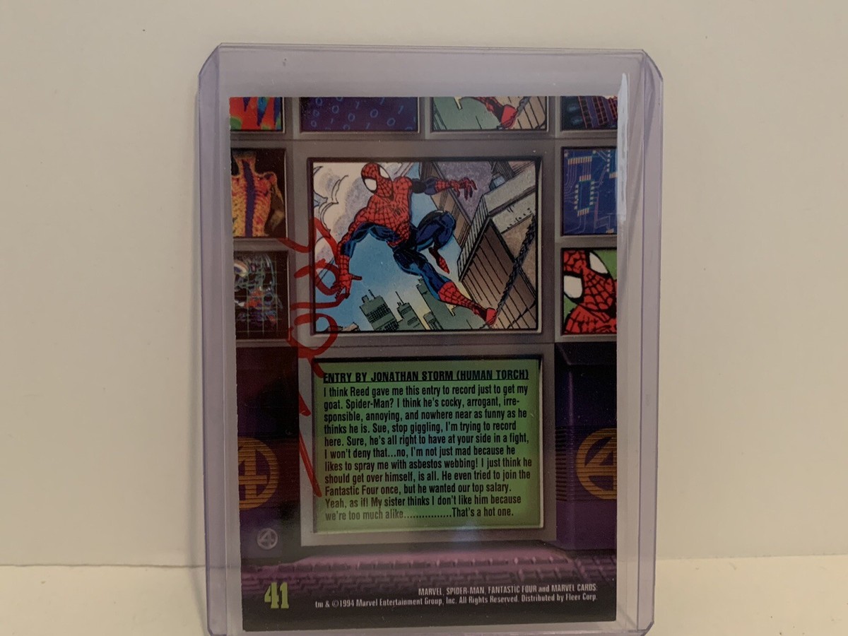 Spider-Man Autograph Card Peter Parker Avengers Amazing