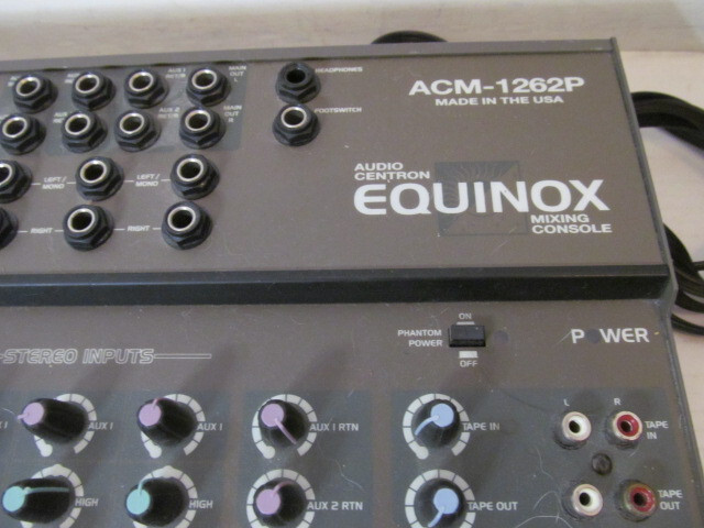 Audio Centron Equinox Mixing Console ACM-1262P | eBay