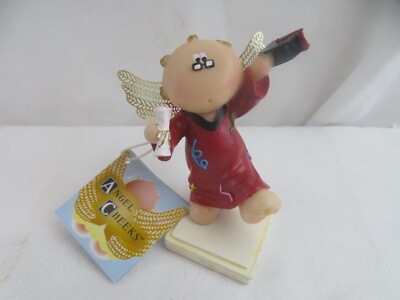 Angel Cheeks ''Graduation'' Russ Handprinted #36581 w/tag 3.5'' Red