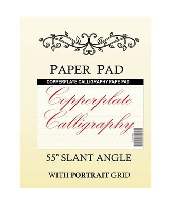 ASK Copperplate Calligraphy Portrait Paper Pad with 55 degree Slant Angle: Portr