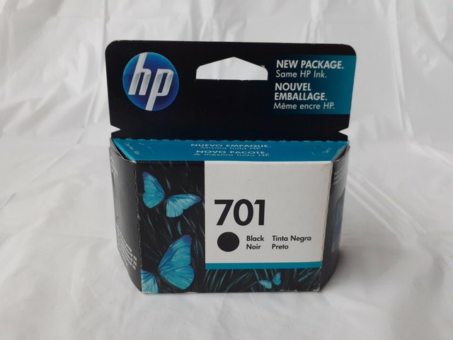HP 701 CC635A Black Ink Cartridge Genuine New Expiration 2012 | eBay