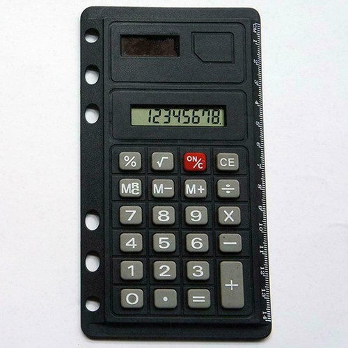 Solar Power Calculator Digital Ultra thin Ruler Function HOT Portable L0H94 - Picture 4 of 12