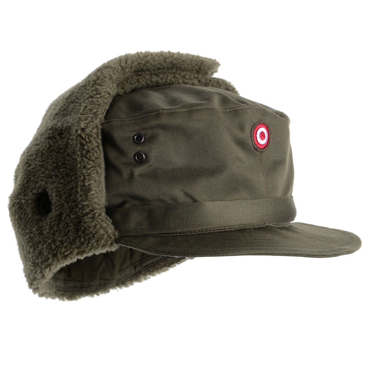Original Austrian Winter Hat - Army Surplus Cap Quilted Fleece