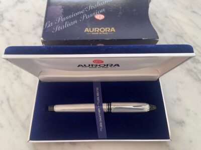 Aurora Ipsilon 925 Sterling Silver Fountain Pen - Made in Italy | eBay