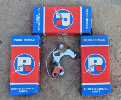 3 X Ignition contact sets for MG/MGA/Mini & Lotus (Park Remax) PB96 