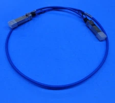 New Siemon 1M Fiber Optic Cable SFP+ 30AWG Blue Cable Assembly SFPH10GB1MS06
