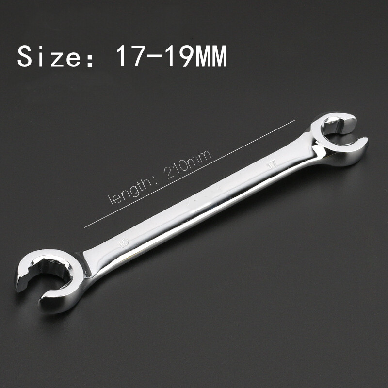 Flare Nut Wrench Set Metric 6 Point Fuel Brake Hydraulic Fluid Line ...
