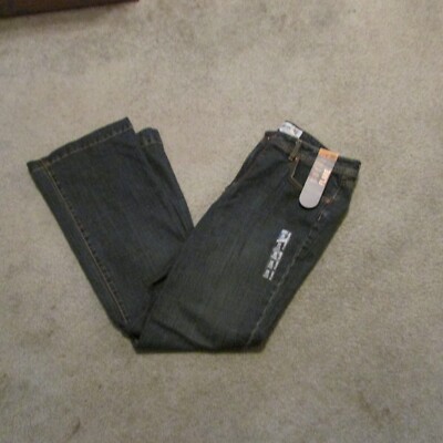 NWT~ Women's Faded Glory, Stretch, Flare Blue Jeans Size 16 A. 36'' x 33''