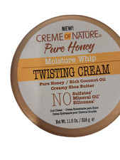 Curl Cream for Curly Hair by Creme of Nature, Pure Honey Moisture Whip Twisting
