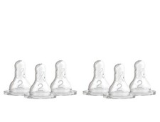 Dr. Brown S Natural Flow Level 2 Narrow Baby Bottle Silicone Nipple, Medium Flo