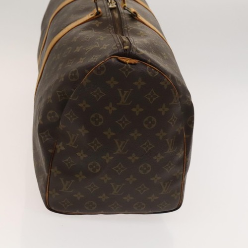 LOUIS VUITTON Monogram Keepall 50 Boston Bag M41426 LV Auth 124136 - Imagen 5 de 21