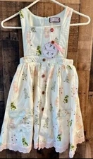 Sweet Honey Boutique Clothing Lace Pink Pinafore Christmas Dress Girls 10 NWT