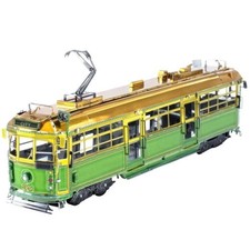 Metal Earth Melbourne W-Class Tram 3D metal Model + Tweezers 11586