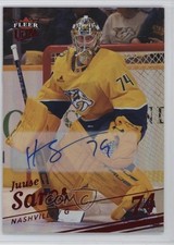 2025 Upper Deck Fleer Ultra SP Red Rainbow Foil 8/10 Juuse Saros #105 Auto 08a0