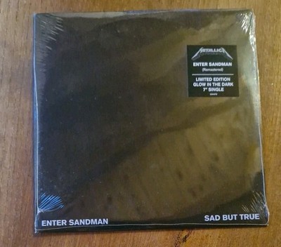 Metallica -Enter Sandman (Ltd. Glow 7'', Germany exkl. Charity Single ) VINYL NEU