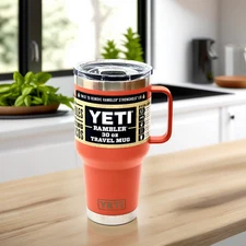 Yeti Rambler 30 oz Travel Mug High Desert Clay Limited Edition Retired 🔥🔥