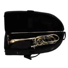 S.E. Shires Q-Series Bass Trombone Dual Rotor Gold Brass MINT