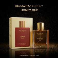 Bellavita Luxury Honey Oud Eau de Parfum 3.4 fl oz 100ml Unisex Long Lasting