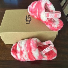 Ugg Fluff Yeah Slides Pink Rose Size 5