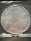 Indian Head Liberty Front Buffalo Rear 5 oz .999 Silver Bar