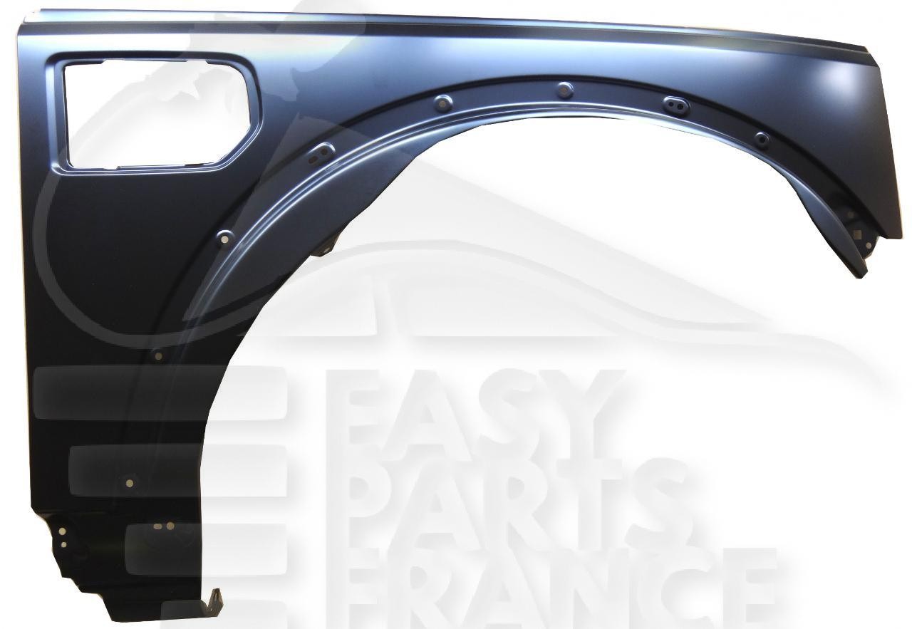 Aile avant-droit Land Rover Discovery 3 réparation carrosserie après choc 2004-2009