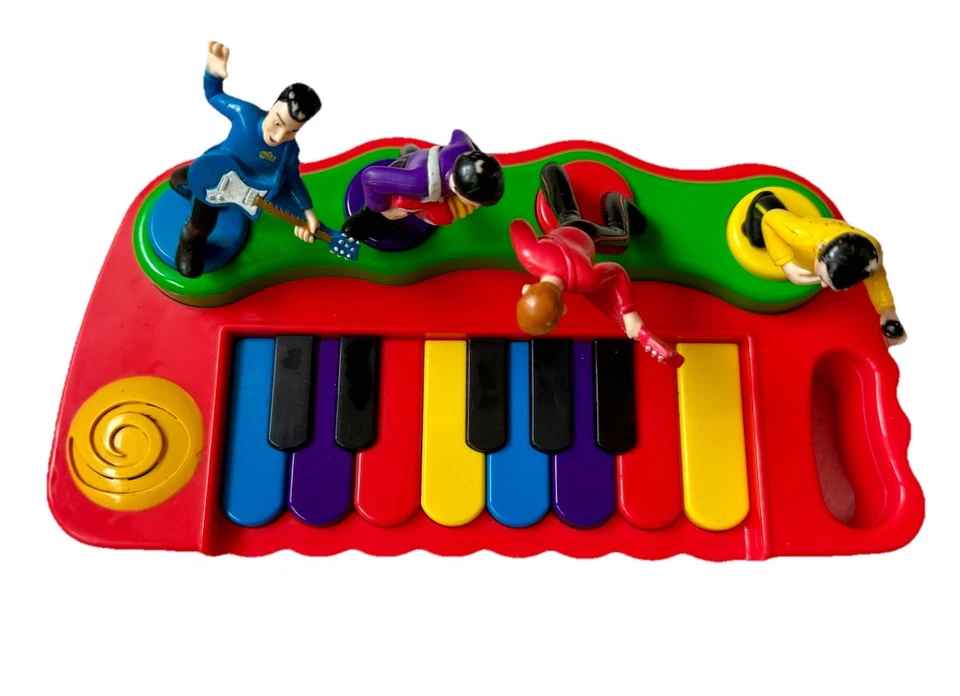 Vintage The Wiggles Interactive Musical Keyboard Piano Toy Songs 2004 WORKS - Image 2 of 4