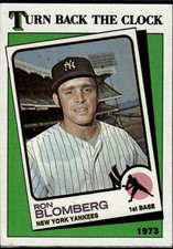 Ron Blomberg 1988 Topps New York Yankees #663