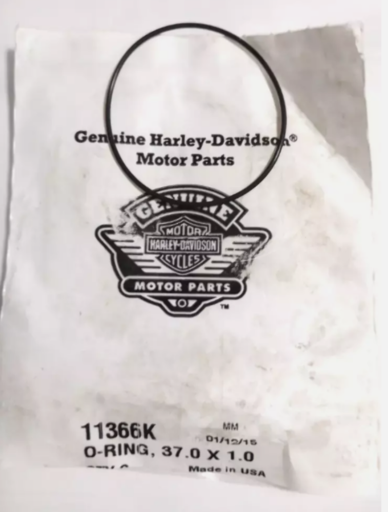 1999-2017 Harley-Davidson Twin Cam Models OEM O-Ring 37 X 1 11366K
