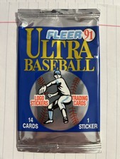 1991 fleer ultra pack wrapper (no cards)- Complete Ur Collection