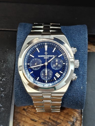 2018 Vacheron Constantin Overseas Chronograph VC 5500V/110A-B148 Blue Full Set