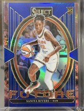 2025 Panini Select Future Blue Prizm Saniya Rivers RC Rookie #9 /49 #26/49