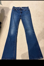 Hudson Women  s Bootcut Medium Wash Blue Denim Jeans Slim Fit Low Rise 5-Pocket