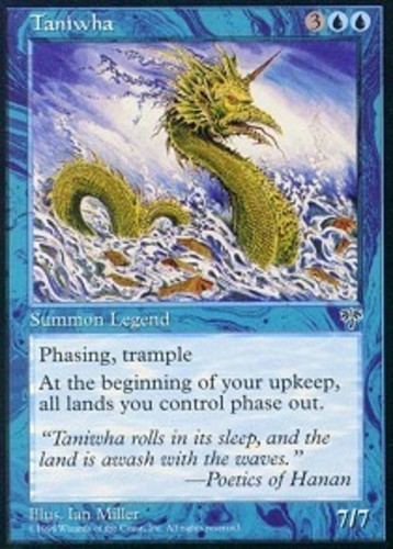 MTG Taniwha, Light Play, English Mirage