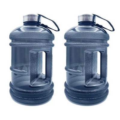 2 x 2,2L Trinkflasche BPA frei groß Sport Training Camping Gym Trinken Wandern