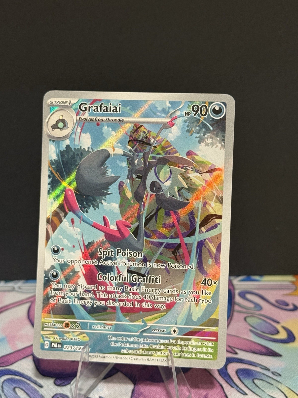 Grafaiai IR 223/193 Pokemon TCG Paldea Evolved