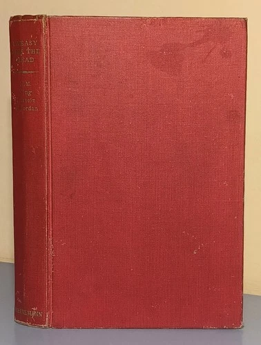 UNEASЅ LIES THE HEAD an autobiography by H.M. King Hussein of Jordan signed