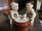 3- Vintage Chinese Porcelain Statue - Women, Men & Child