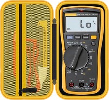 Hard Case for Fluke Multimeter - Compatible with 117/115/116/15B /17B /101/114/1