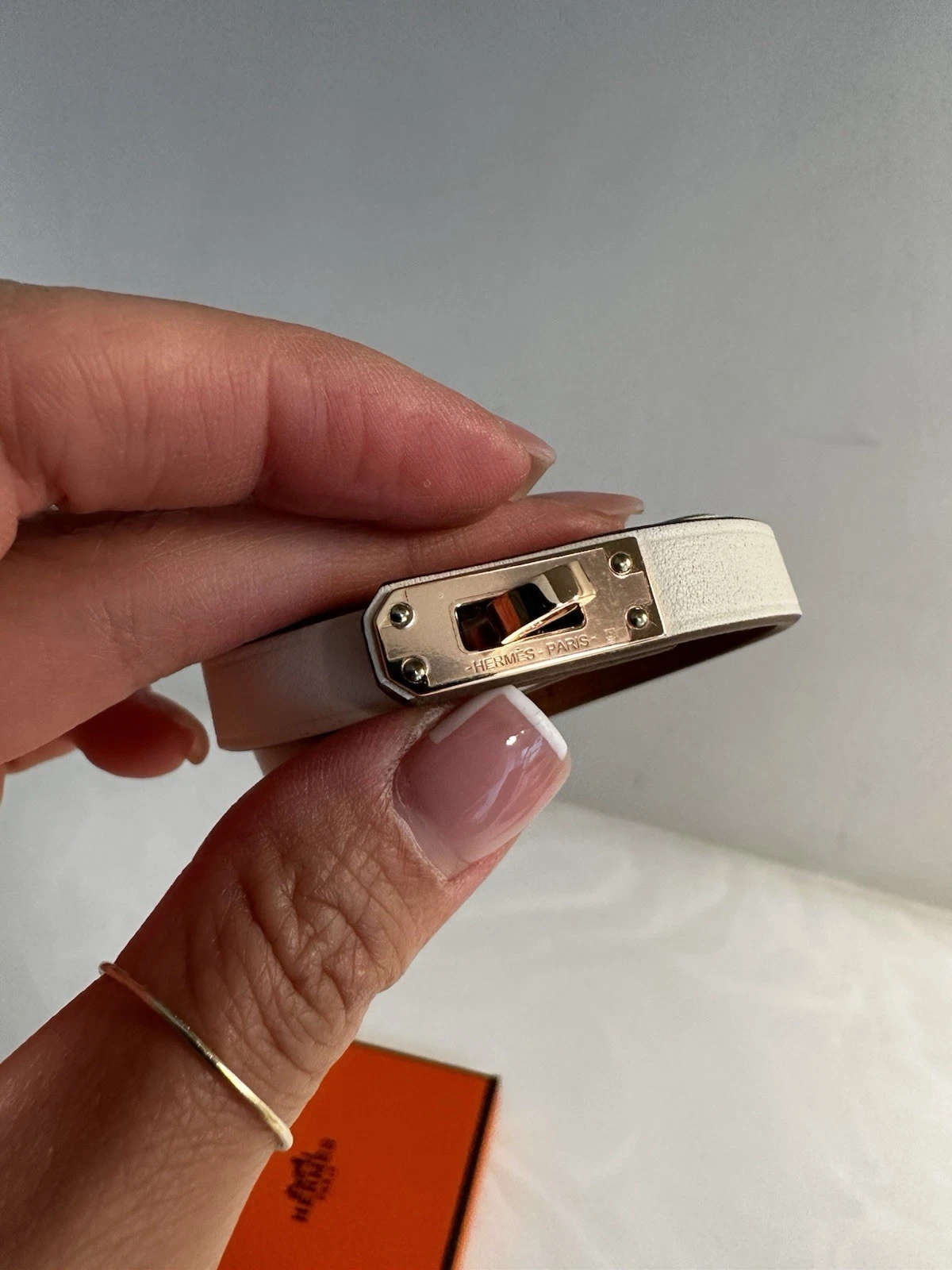 HERMÈS Bracciale Hermes Mini Kelly Doppio Tour Colore Nata
