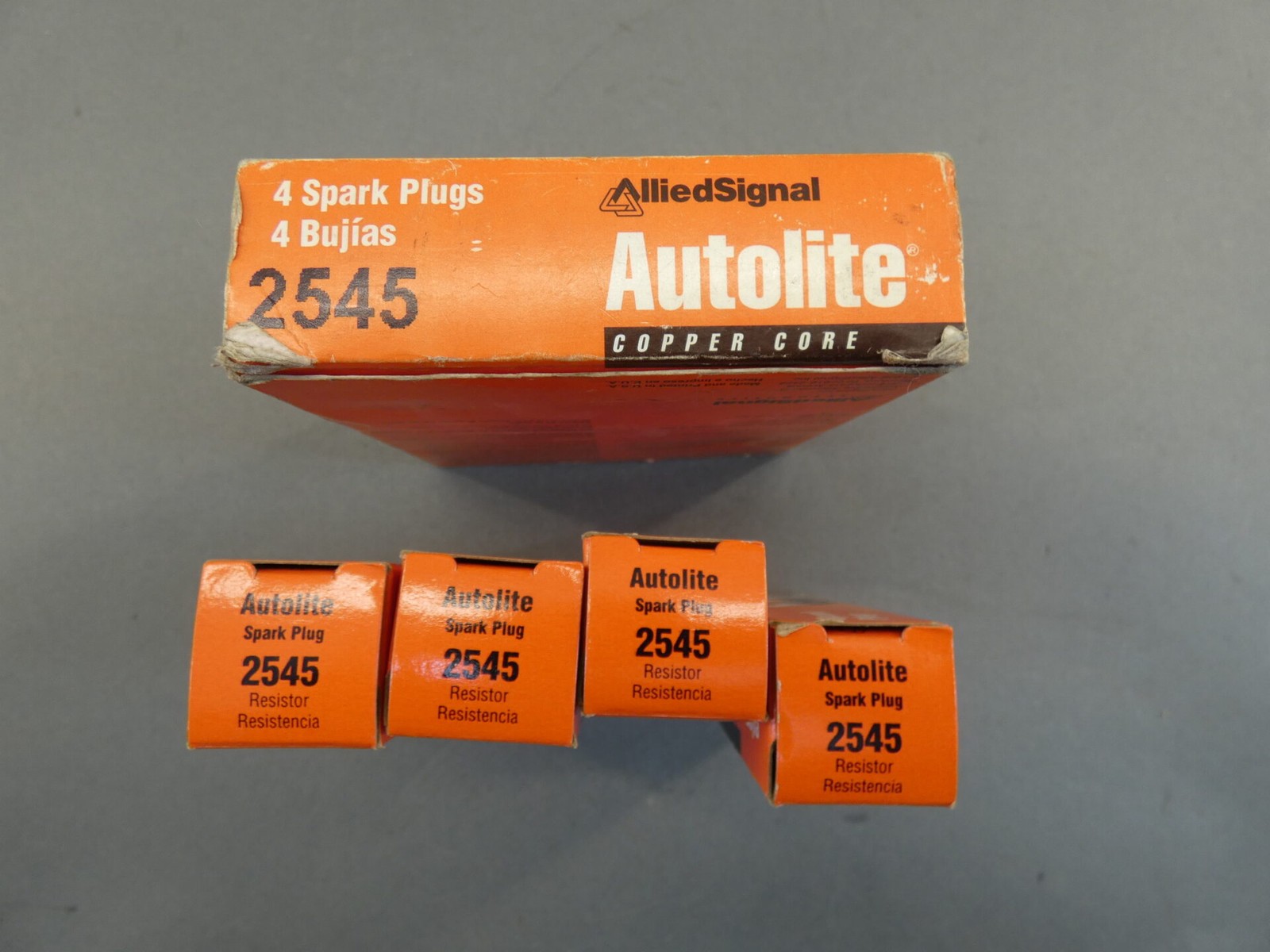 Lot of 4 Autolite 2545 Spark Plug - NEW Surplus
