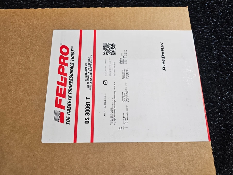 Fel-Pro OS 30061 T Oil Pan Gasket Fits Chevy Excalibur GMC Iso Pontiac Models - Image 2 of 4