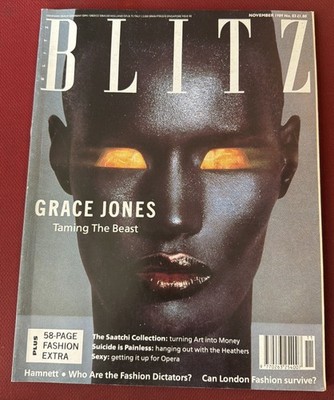 BLITZ Magazine #83 November 1989 - Grace Jones, Ione Skye, Katharine Hamnett EXC