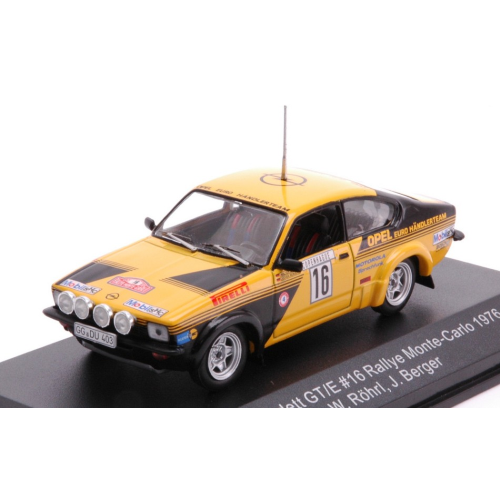 Opel Kadett Gt/E N.16 Rally Monte Carlo 1976 W.ROHRL-J.BERGER 1:43 Cmr Classic M-image