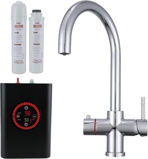 4 in1 Boiling Water Tap set with Boiler Unit and Filter Temperature WRAS Approve