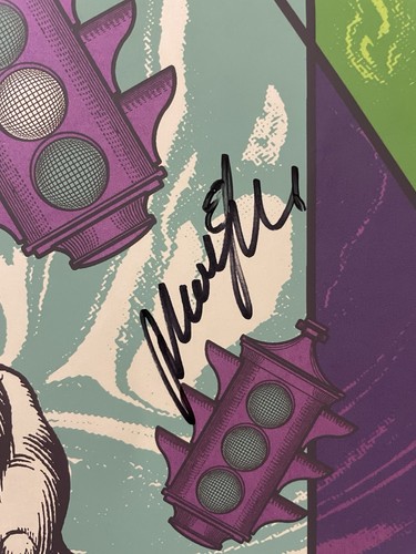 Autogramm Mike Gordon von Phish komplette Tour Konzert Poster 2017  - Bild 2 von 6