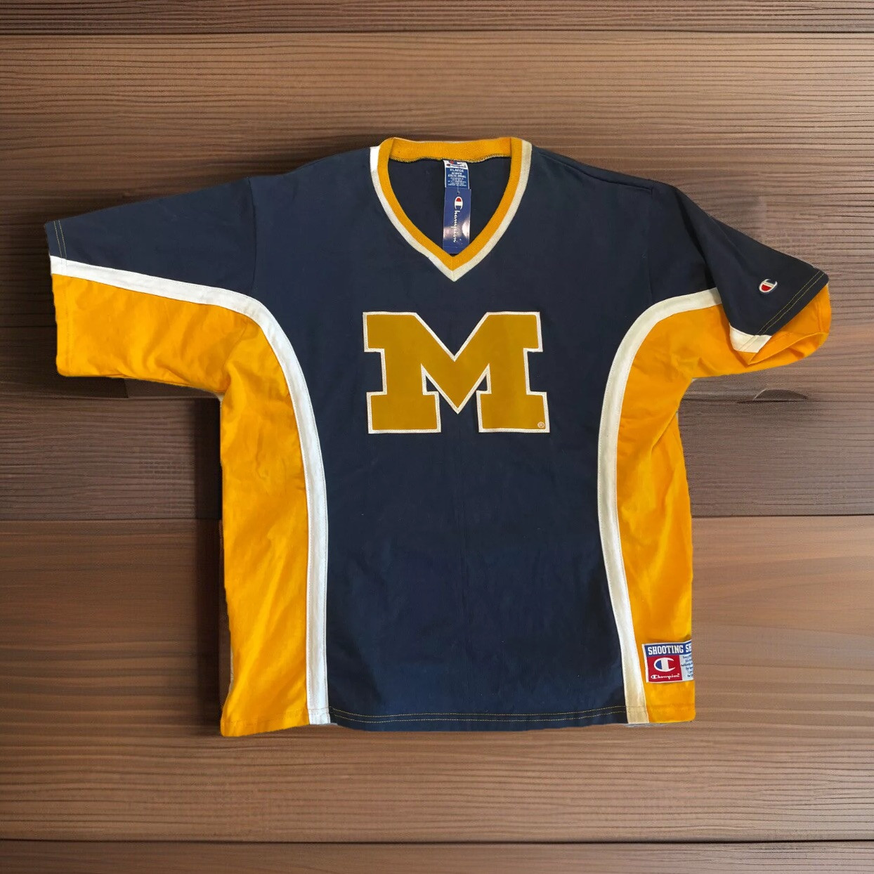 Champion - Shooting Shirt Xl- University Of Michigan - Ncaa- Nwt Basketball