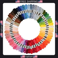 70 Skeins Rainbow Embroidery Floss for Bracelets, Cross Stitch  Crafts